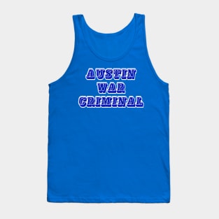 Austin - War Criminal - Front Tank Top